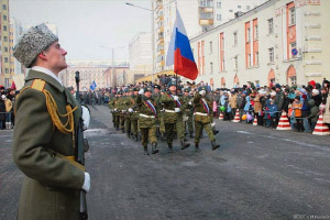 Парад на улице Севастопольской